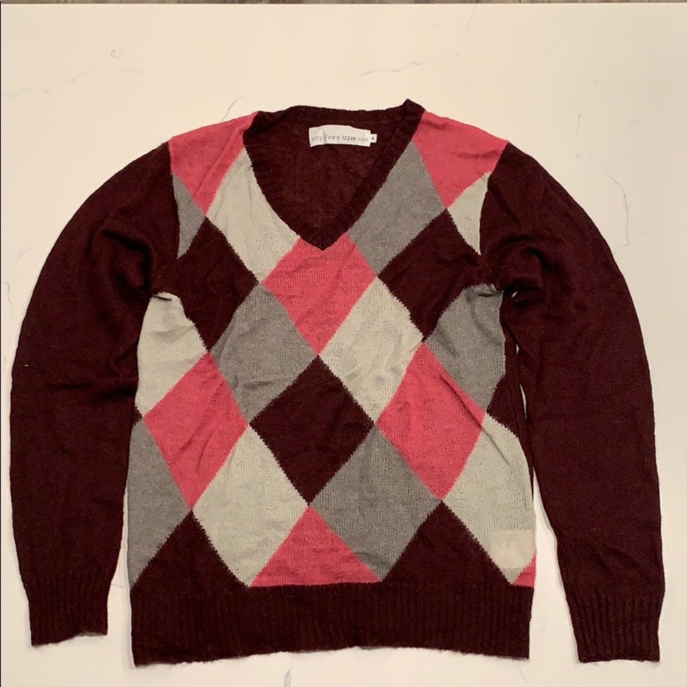 Fall Autumn Winter men’s sweater w/ mohair size M
